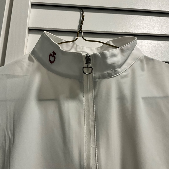 CAVALLERIA TOSCANA White Short Sleeve Show Shirt XL - Picture 2 of 6